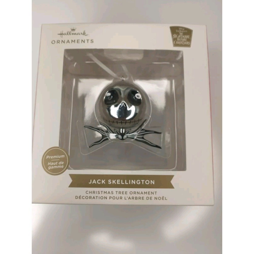 Hallmark Disney Ornament‎ Jack Skeleton Metal Christmas Ornament New